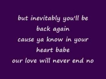 Mariah Carey  Always Be My Baby (lyrics)