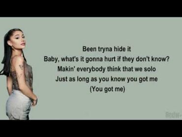 Ariana Grande ft.Nicki Minaj  Side To Side (Lyrics)