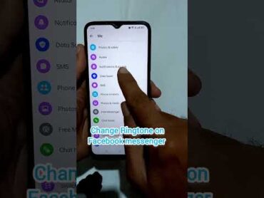 Change Ringtone on Facebook messenger