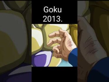 Evolution of Goku. (animation)