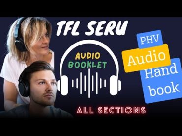 TfL SERU Book  in audio MP3  TFL SERU PHV audio hand book  TFL SERU mock test  Seru full book