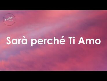 Ricchi E Poveri  Sarà Perché Ti Amo (Lyrics)