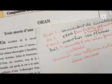 كيفية كتابة مقدمة مقال صحفي le chapeau لتلاميذ السنة الثالثة متوسط