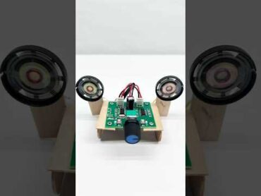 Making a Mini Bluetooth Speaker  Bluetooth speaker amplifier board tiktok  shorts