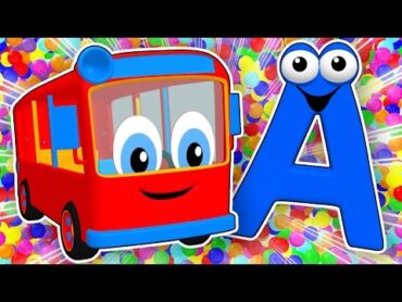 SUPER CIRCUS 3D Alphabet Buses  Learn ABCs for Kids, Teach Colors, 3D Baby Rhymes by Busy Beavers