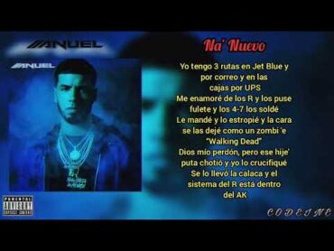 Anuel AA  Na&39; Nuevo (LETRA)