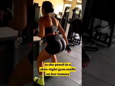 Georgina Rodriguez Posts Her Gym Routine 🥵 ll shorts