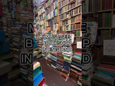 This Book Store is Insane! This Bookshop in England has over half a million books! booklover