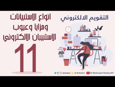 التقويم الالكتروني المحاضرة11: انواع الاستبيان مزايا وعيوب الاستبيان الالكتروني الدكتور محمد شلتوت