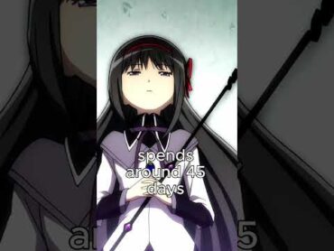 How long has Homura been trying to save Madoka? shorts madokamagica animefacts animeshorts