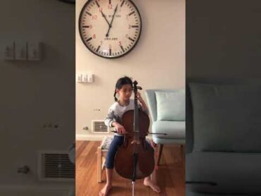 Etude  Suzuki Cello book 1 (Age 7.5)