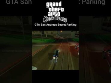 GTA San secret parking🤫 shorts viralshorts gta gtasanandreas gta5 gtasan gaming rockstargames