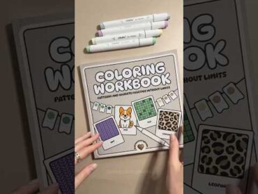 My coloring workbook is finally here ☺️Link to the workbook in the bio coloring