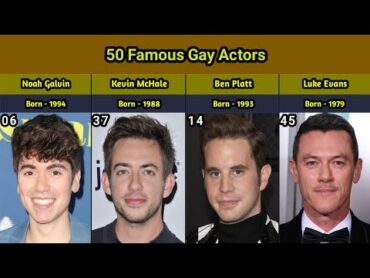 50 Famous Gay Actors