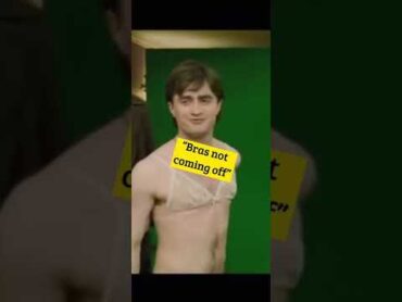 Harry Potter BLOOPER Daniel Radcliffe struggles with...