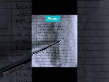 Master English with music “Alone by Alan Walker”shorts