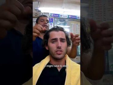 Luke Damant gets $2 head massage in Delhi, India 🇮🇳 shorts