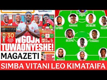 MAGAZETI YA LEO JANUARY 19 2025  KIKOSI CHA SIMBA VS CONSTANTINE, YANGA HOIII KIMATAIFA