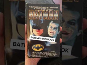 I Love The 1989 Batman Movie  This Is A Retro Book From That Movie  Justified Junk Thrifting Finds