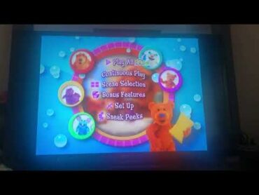 Bear In The Big Blue House Tidy Time with Bear! (2004) DVD Walkthrough 🐻🐒🐭🦦🧹🪣🧽🧼🛁🫧