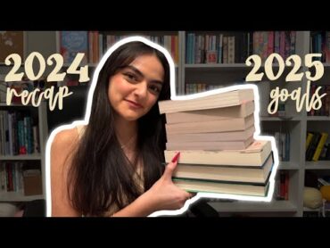 my 2024 books wrapped and my 2025 book goals