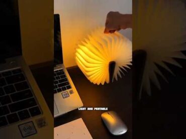 "📖✨ Foldable LED Book Lamp  A Magical Glow for Every Occasion! 🌟💡LEDBookLamp 📚💡 PortableLight 🛋️