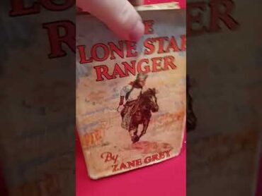 The Lone Star Ranger by Zane Grey Hard Cover Close up 1943 ZaneGrey western hardcoverbooks