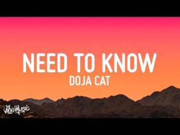 Doja Cat  Need To Know (Lyrics)