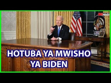 HOTUBA YA MWISHO YA JOE BIDEN KUWAAGA WAMAREKANIASIFU UTENDAJI WAKE NA MAPAMBANO DHIDI YA MAADUI