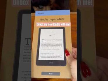 Unboxing my kindle! kindle amazonfinds reading ebook bookish booktok kindlebook shorts asmr