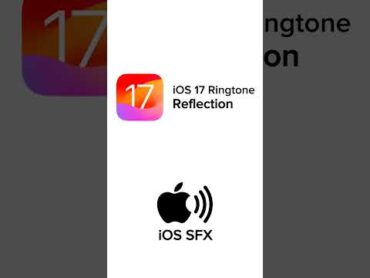 iOS 17 Default Ringtone  Reflection iphone