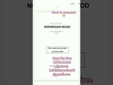 Murakami by Norwegian wood murakami norwegian bestbooks book freebook freeboo