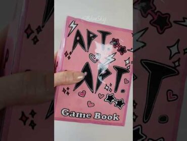 APT. game book 🥁ROSE & BRUNO MARS apt gamebook rosé papercraft aptgame