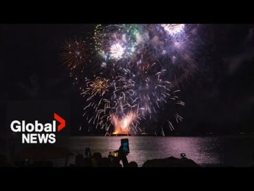 New Year&39;s 2025: Toronto puts on vibrant fireworks display over waterfront