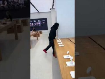 What happens if you steal an iPhone from an Apple Store shorts