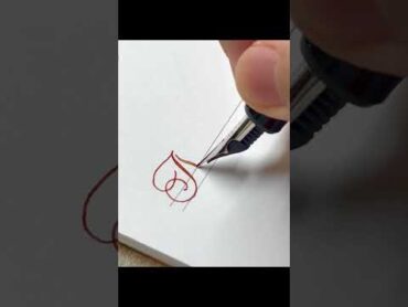 Novel  handwriting with flex fountain pen satisfying fountainpen handwriting flex