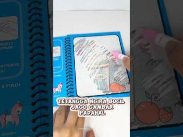 Buku mewarnai gambar air anak magicwaterbook bukumewarnaiair bukugambarair bukugambarajaib