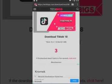 How to download Tiktok 18 Techbigs APK for Android 2022 shorts