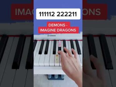 EASY Version: Demons  Imagine Dragons (Piano Tutorial) easypianotutorial demonsimaginedragons