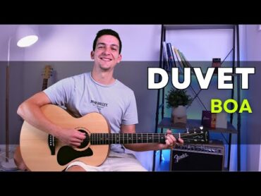 How to play Duvet (Boa) Guitar Lesson with Chords