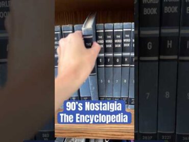 The ultimate 90’s nostalgia: The World Book Encyclopedia📘 shorts 90snostalgia 90sthrowback 90s