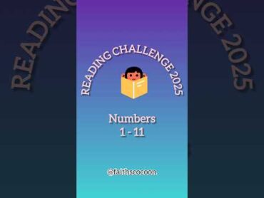 Reading Challenge 2025  Numbers 1  11  @FaithsCocoon books readingrecommendations