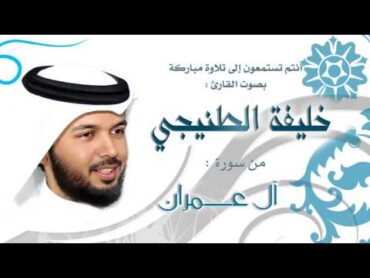 الشيخ خليفة الطنيجي  آل عمران