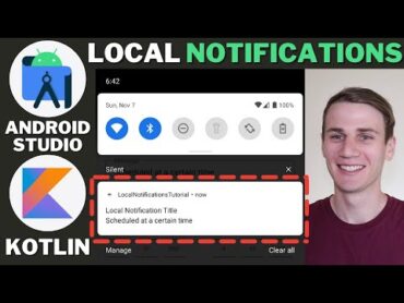 Schedule Local Notifications Android Studio Kotlin Tutorial