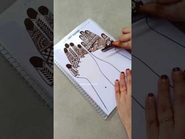 Mehendi Reusable Practice Book 📕 beginner practice