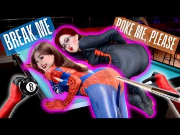 I poke SpiderGirl&39;s Sister ass🩸(Romantic Love Story by Spiderman ParkourPOV in Real Life)