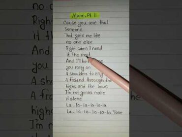 Alone Pt. II 💜 ~ Alan Walker & Ava Max lyrics shorts