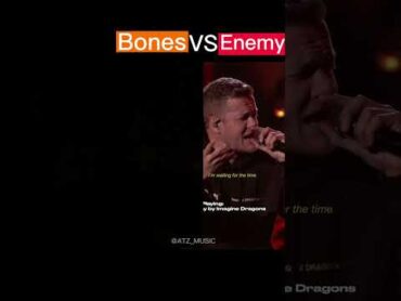 Imagine Dragons Bones versus Enemy livepeformance noautotune shorts