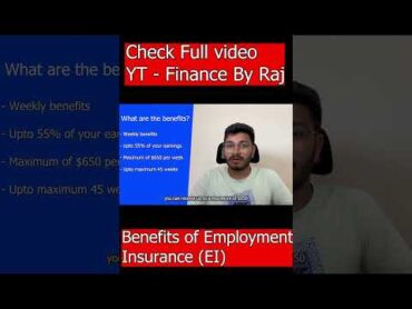 Benefits of the Employement Insurance(EI)!shorts ei unemployement benefits canada employee