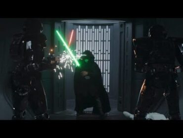 Luke Skywalker saves The Mandalorian and Grogu